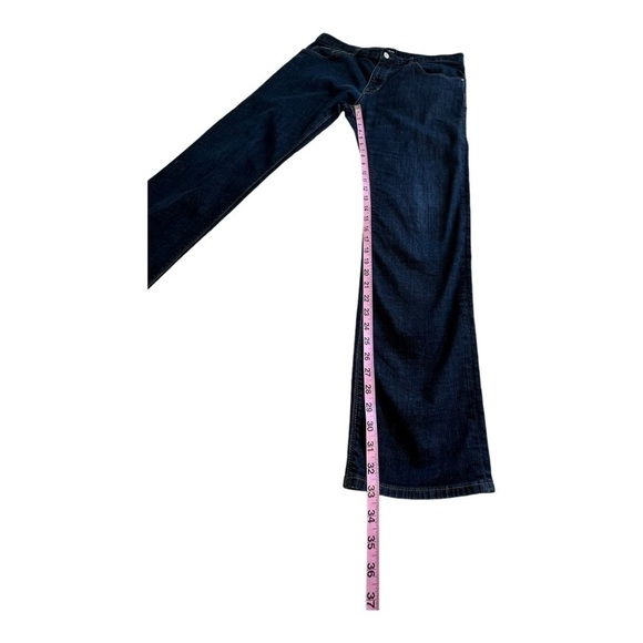 Hugo Boss Dark Wash Straight Leg Jeans With Stretch - Size 36/34 - Picture 13 of 15